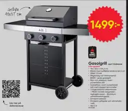 DollarStore BBQ King Gasolgrill erbjuda