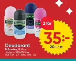 DollarStore PALMOLIVE Deodorant erbjuda