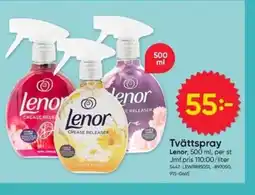 DollarStore Lenor Tvättspray erbjuda