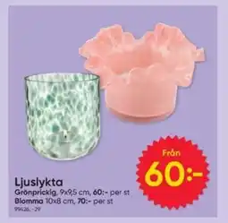 DollarStore Ljuslykta Grönprickig erbjuda