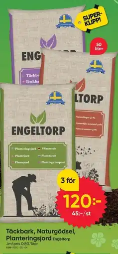 DollarStore Engeltorp Täckbark, Naturgödsel, Planteringsjord erbjuda