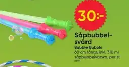 DollarStore Såpbubbel- svärd erbjuda