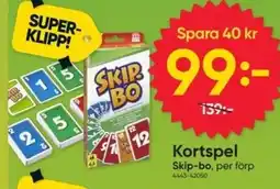 DollarStore Kortspel Skip-bo erbjuda
