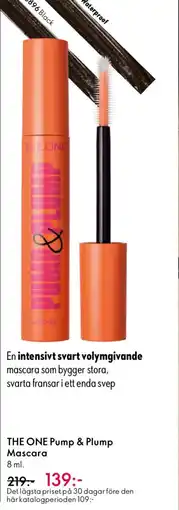 Oriflame THE ONE Pump & Plump Mascara erbjuda