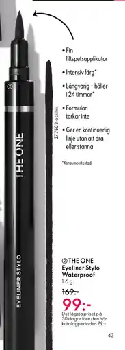 Oriflame THE ONE Eyeliner Stylo Waterproof erbjuda