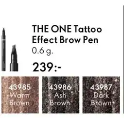 Oriflame THE ONE Tattoo Effect Brow Pen erbjuda