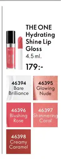 Oriflame THE ONE Hydrating Shine Lip Gloss erbjuda