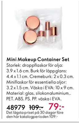 Oriflame Mini Makeup Container Set erbjuda