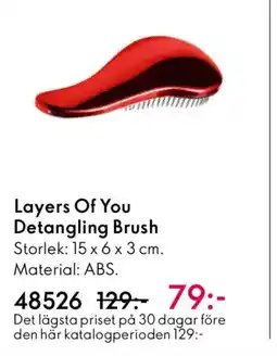 Oriflame Layers Of You Detangling Brush erbjuda