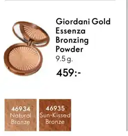 Oriflame Giordani Gold Essenza Bronzing Powder erbjuda