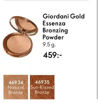 Oriflame Giordani Gold Essenza Bronzing Powder erbjuda