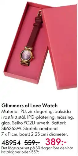 Oriflame Glimmers of Love Watch erbjuda