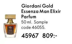 Oriflame Giordani Gold Essenza Man Elixir Parfum erbjuda