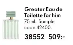 Oriflame Greater Eau de Toilette for him erbjuda