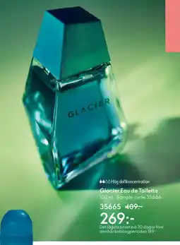 Oriflame Glacier Eau de Toilette erbjuda
