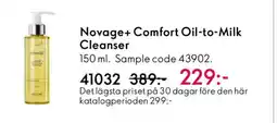 Oriflame Novage+ Comfort Oil-to-Milk Cleanser erbjuda