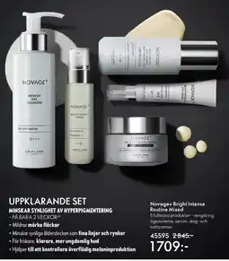 Oriflame Novage+ Bright Intense Routine Mixed erbjuda