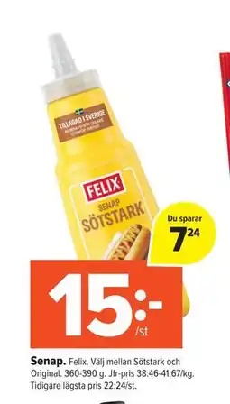 Coop Extra Senap erbjuda