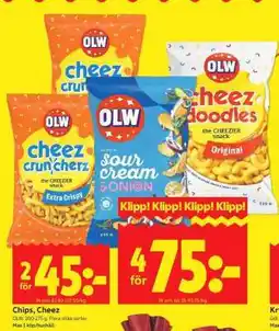 ICA Supermarket Chips, Cheez erbjuda