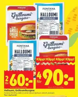 ICA Supermarket Halloumi, Grilloumiburgare erbjuda