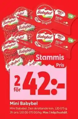 ICA Supermarket MINI BABYBEL erbjuda
