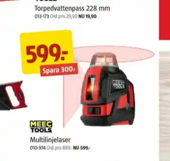 Jula Meec Tools Laserpass erbjuda