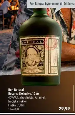 Citti Ron Botucal Reserva Exclusiva,12 År, EUR 29.99 erbjuda