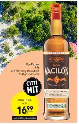 Citti Ron Vacilón 7 År., EUR 16.99 erbjuda