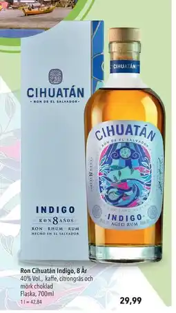 Citti Ron Cihuatán Indigo, 8 År, EUR 29.99 erbjuda