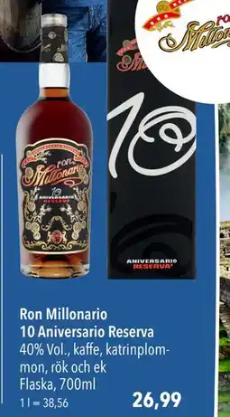 Citti Ron Millonario 10 Aniversario Reserva, EUR 26.99 erbjuda