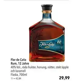 Citti Flor de Caña Rum, 12 Jahre, EUR 29.99 erbjuda
