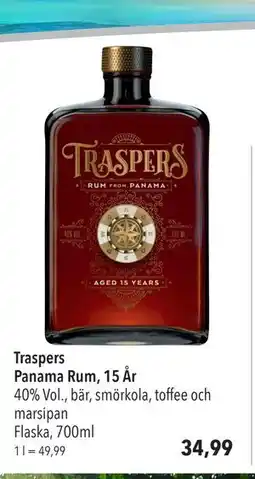 Citti Traspers Panama Rum, 15 År, EUR 34.99 erbjuda