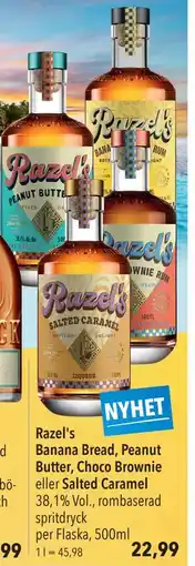 Citti Razel's Banana Bread, Peanut Butter, Choco Brownie eller Salted Caramel, EUR 22.99 erbjuda