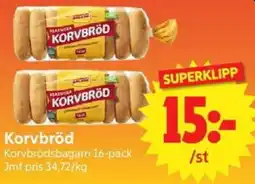 Nya Pulsen Korvbrödsbagarn Korvbröd erbjuda