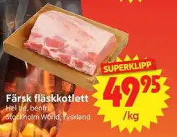 Nya Pulsen Färsk fläskkotlett erbjuda