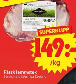 Nya Pulsen Färsk lammstek erbjuda