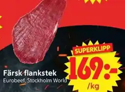 Nya Pulsen Färsk flankstek erbjuda