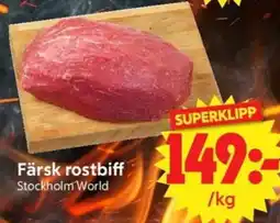 Nya Pulsen Färsk rostbiff erbjuda