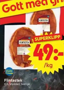 Nya Pulsen ICA Flintastek erbjuda