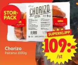 Nya Pulsen Palcarsa Chorizo erbjuda