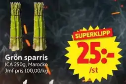 Nya Pulsen ICA Grön sparris erbjuda