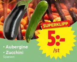 Nya Pulsen Aubergine •Zucchini erbjuda