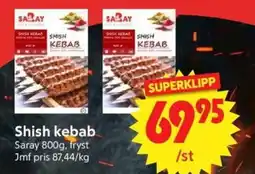 Nya Pulsen Saray Shish kebab erbjuda