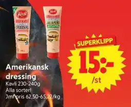 Nya Pulsen Kavli Amerikansk dressing erbjuda