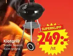 Nya Pulsen Klotgrill Nordic Season erbjuda