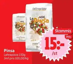 Nya Pulsen Laltrapizza Pinsa erbjuda