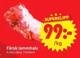 Nya Pulsen Färsk lammhals erbjuda