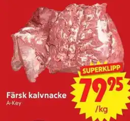 Nya Pulsen Färsk kalvnacke erbjuda