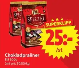 Nya Pulsen Elif Chokladpraliner erbjuda