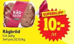 Nya Pulsen ICA Rågbröd erbjuda